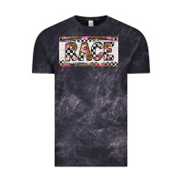 Cloud Black race license plate Vintage Tee - Artiststas