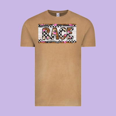 Race License Plate Vintage Tee Designed By Artiststas