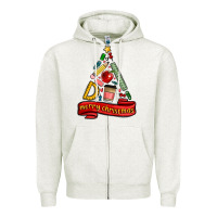 Oatmeal Heather teacher tools christmas tree Zipper Hoodie - MaliasSmallBusiness