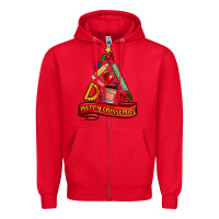 Red teacher tools christmas tree Zipper Hoodie - MaliasSmallBusiness