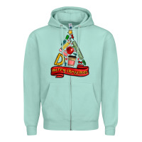 Seafoam teacher tools christmas tree Zipper Hoodie - MaliasSmallBusiness
