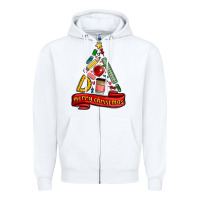 White teacher tools christmas tree Zipper Hoodie - MaliasSmallBusiness