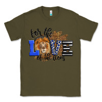 Army Green For The Love Of The Lions Classic Tee - LillyAllenDesigns