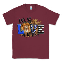 Burgundy For The Love Of The Lions Classic Tee - LillyAllenDesigns