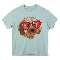 Arona toy poodle with love glasses Heavy Core Tee - RanaPortraitStore