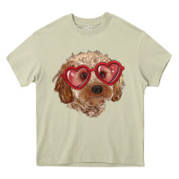 Mossy toy poodle with love glasses Heavy Core Tee - RanaPortraitStore