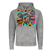 Cloud Rock football tie dye gemstone sunflower Vintage Hoodie - JahusDesignShop