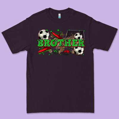 Brother Soccer Premium Tee Designed By Zillion Design Studio