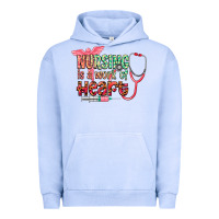 Pigment Grape Ice Nursing is a work of heart Urban Hoodie - CowGirlArtShop