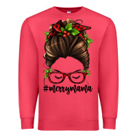 Cardinal christmas merry mama Premium Sweatshirt - Jasminsmagicworld