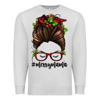Dove Grey christmas merry mama Premium Sweatshirt - Jasminsmagicworld