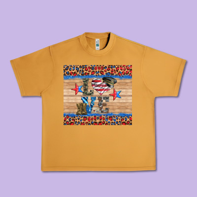 Western Usa Soldier Love Tumbler Urban Heavy Tee Designed By Artiststas