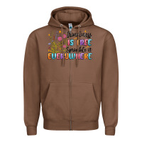 Chestnut kindness is free sprinkle it everywhere Zipper Hoodie - MaliasSmallBusiness