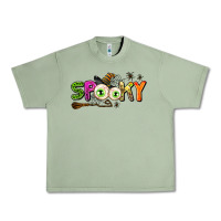 Oil Green spooky Urban Heavy Tee - AdoDesignShop
