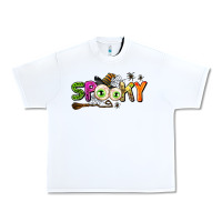 White spooky Urban Heavy Tee - AdoDesignShop