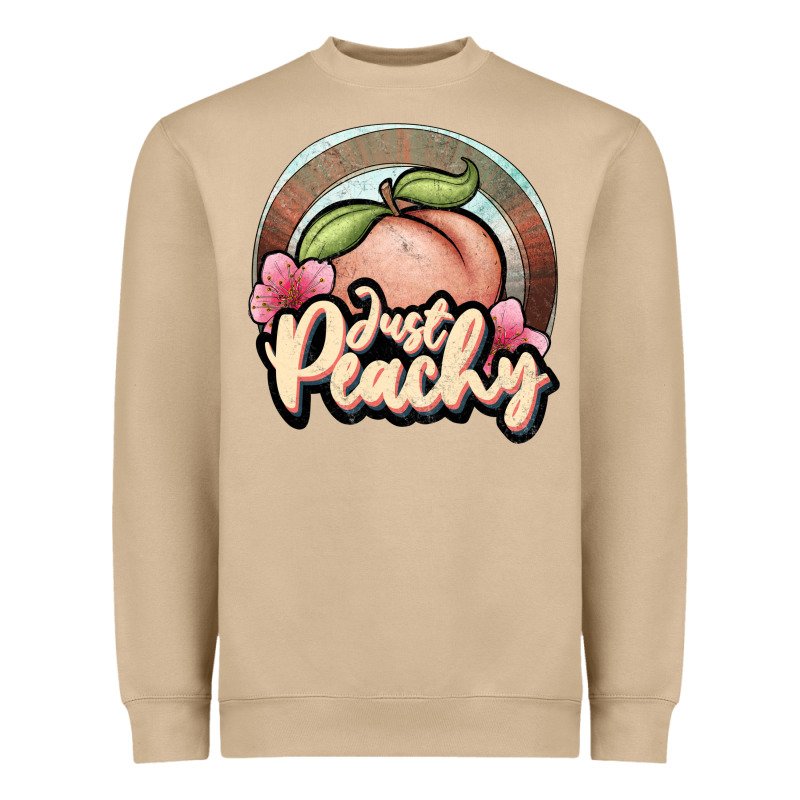 Just Peachy Heavyweight Sweatshirt by JahusDesignShop | Teevron