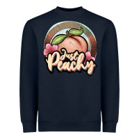 Navy just peachy Heavyweight Sweatshirt - JahusDesignShop