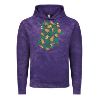 Cloud Purple christmas gingerbread cookies patch Vintage Hoodie - BundleAndBundleShop