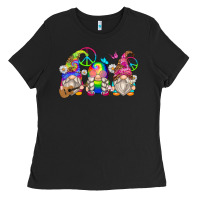Black hippie gnomes Ladies Tee - Zillion Design Studio