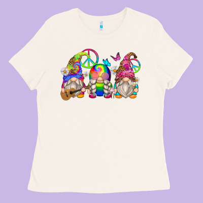Hippie Gnomes Ladies Tee Designed By Zillion Design Studio