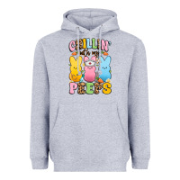 Heather Grey chillin' with my peeps nurse Heavyweight Hoodie - Artiststas