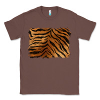 Chestnut handdrawn tiger pattern background Classic Tee - BarkalooDesign