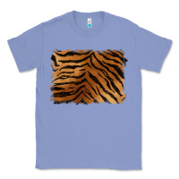 Colony Blue handdrawn tiger pattern background Classic Tee - BarkalooDesign