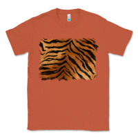 Copper handdrawn tiger pattern background Classic Tee - BarkalooDesign
