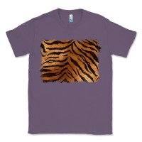 Lavender handdrawn tiger pattern background Classic Tee - BarkalooDesign