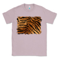 Lilac handdrawn tiger pattern background Classic Tee - BarkalooDesign