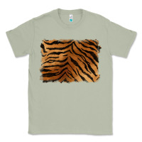 Matcha handdrawn tiger pattern background Classic Tee - BarkalooDesign