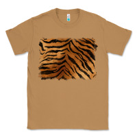 Toasted Coconut handdrawn tiger pattern background Classic Tee - BarkalooDesign