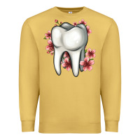 Antique Gold floral tooth Premium Sweatshirt - Jasminsmagicworld