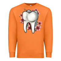 Carrot floral tooth Premium Sweatshirt - Jasminsmagicworld