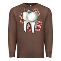 Chestnut floral tooth Premium Sweatshirt - Jasminsmagicworld
