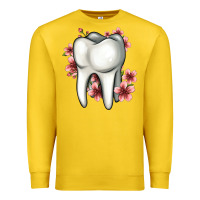 Lemon floral tooth Premium Sweatshirt - Jasminsmagicworld