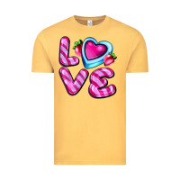 Vintage Mustard love with strawberry candy Vintage Tee - AdoDesignShop