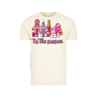 Vintage Arctic tis the season pink christmas Vintage Tee - AdoDesignShop