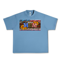 Pebble Blue soldier mom license  plate Urban Heavy Tee - Artiststas