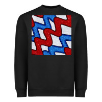 Black Glitter 4th Of July Seamless Pattern Heavyweight Sweatshirt - BundleAndBundleShop