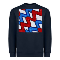 Navy Glitter 4th Of July Seamless Pattern Heavyweight Sweatshirt - BundleAndBundleShop