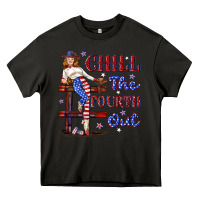 Asphalt chill the fourth out 4th july Heavy Core Tee - texasbilliewilder