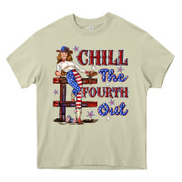Mossy chill the fourth out 4th july Heavy Core Tee - texasbilliewilder