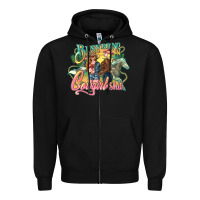 Black busy doing cowgirl Zipper Hoodie - NancyCooperArtShop