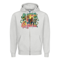 Dove Grey busy doing cowgirl Zipper Hoodie - NancyCooperArtShop