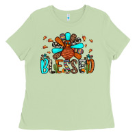 Matcha blessed turkey Ladies Tee - JahusDesignShop