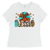 Blessed Turkey Ladies Tee | Teevron