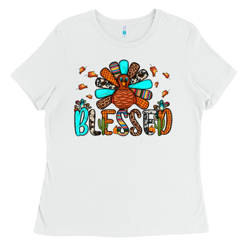 Blessed Turkey Ladies Tee by JahusDesignShop | Teevron