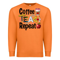 Carrot coffee teach repeat Premium Sweatshirt - BarkalooDesign