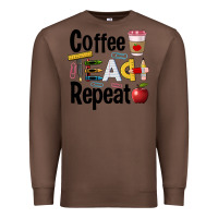 Chestnut coffee teach repeat Premium Sweatshirt - BarkalooDesign